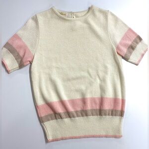 Vintage Rare Vivanti‎ Coquette Sweater Girly Barbie Feminine Unique Cute Pastel